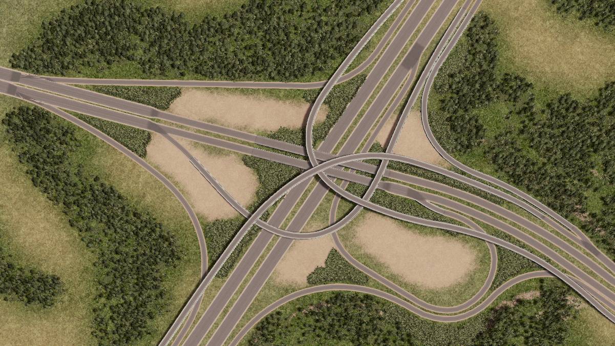 Развязки в Cities:Skylines