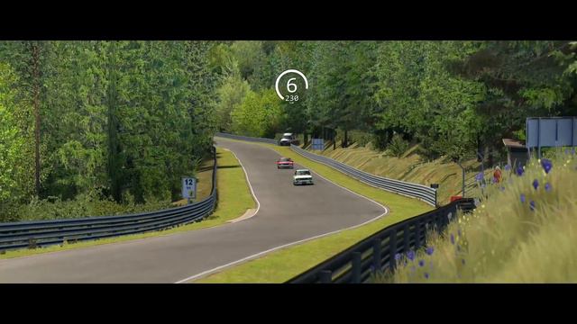 ac Nordschleife Mercedes 190 EVO II vs BMW M3 E30 Gr A 92 1 lap TV view
