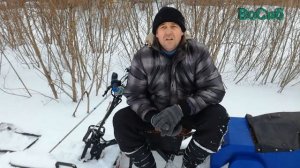 мотобуксировщик по глубокому снегу