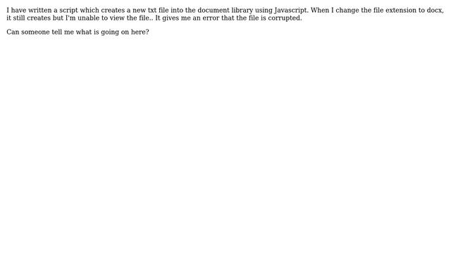 Sharepoint: Create docx file in document library using JSOM смотреть онлайн