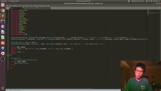 Screencast of Codeforces Round #686 (Div. 3) смотреть онлайн