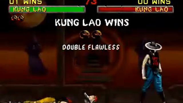 Бесплатные игры онлайн Mortal Kombat II Fatality 2 Kung Lao смотреть онлайн