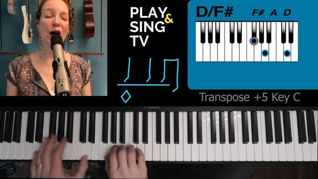 How to Play Amazing Grace the Hymn with 3 Chords / Chords and Patterns on Screen / by Eric Roberts смотреть онлайн