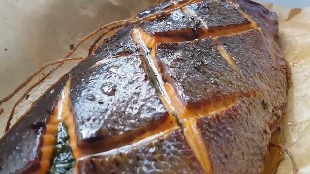 Запеченый лосось