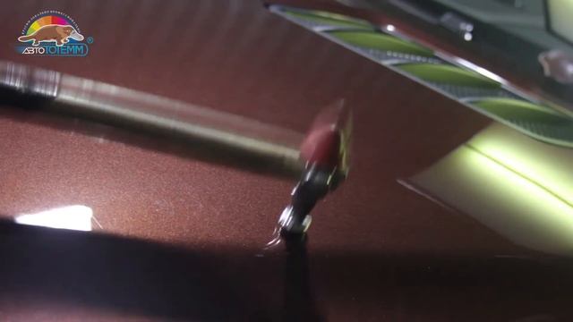 Удаление вмятины капота без покраски Mercedes GL за 3 часа в "АвтоТОТЕММ" смотреть онлайн