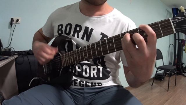 Кино Мама мы все сошли с ума на электрогитаре