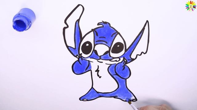 How To Draw STITCH / Lilo & Stitch