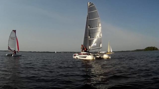 Парусный катамаран Regatta MiniCat Rus 2017 смотреть онлайн