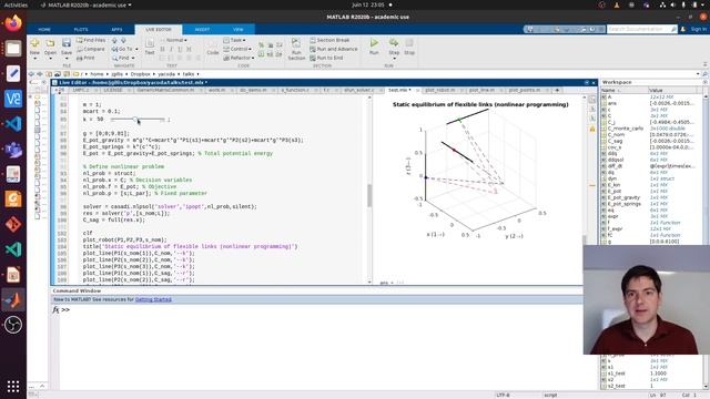 CasADi 3.6 tutorial (parallel robot, Matlab+Python) смотреть онлайн
