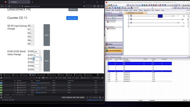PLC Real-Time Control & Monitor using Web Application смотреть онлайн
