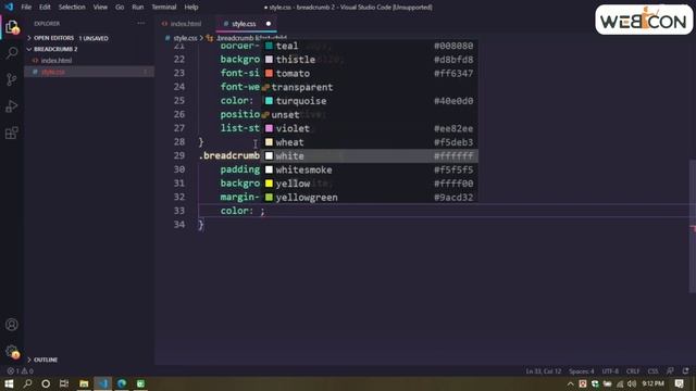 How to Create Breadcrumbs for Websites using HTML & CSS | Breadcrumb | HTML5 $ CSS3 | 2020 смотреть онлайн