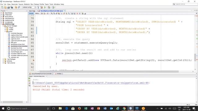 Volunteer App - adding second data series to graph смотреть онлайн