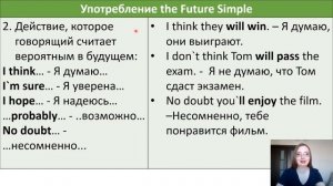 Future Simple. Простое будущее время в английском языке