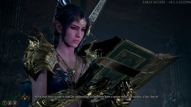 Baldur's Gate 3 - Shadowheart opens the Book of the Dead Gods смотреть онлайн