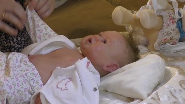 Полностью силиконовая кукла реборн.