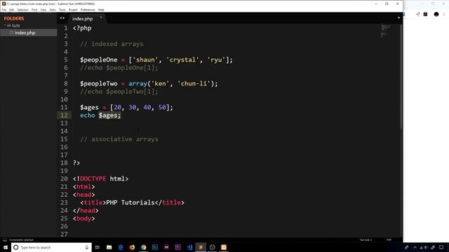 Indexed Arrays in PHP - Part 4 смотреть онлайн
