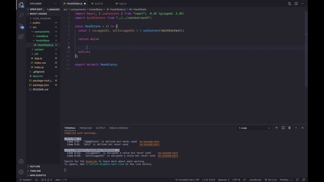11-useContext Real world example | React Hooks For Beginners смотреть онлайн