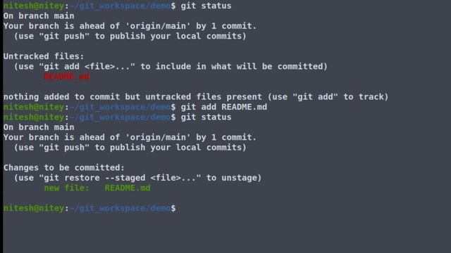 How to Recording changes to repository? | add | commit | diff | status | Learn Git Series смотреть онлайн