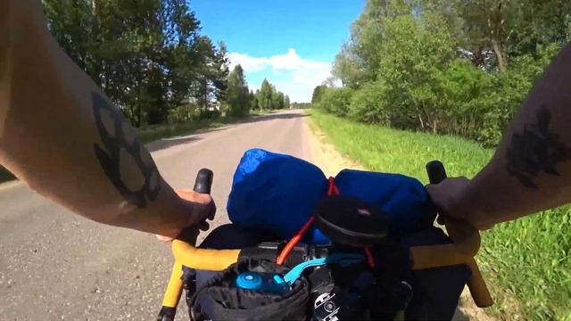 Мой велопоход с ночёвкой(велотуризм)??(часть 1)/дорога,болтовня и окружающая среда???