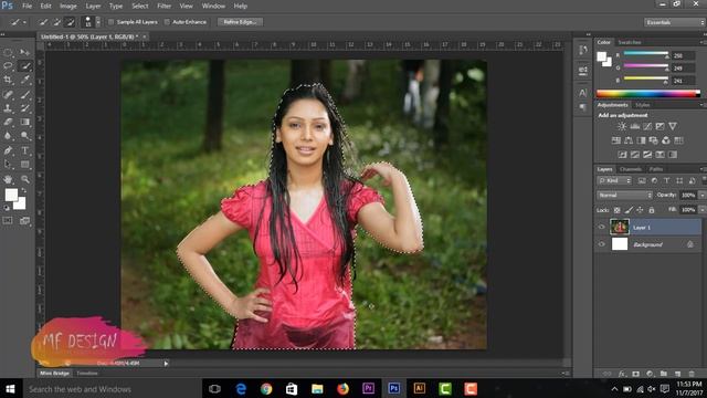 how to blur background in photoshop || Photoshop CS6 bangla tutorial смотреть онлайн