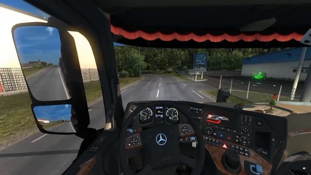 ETS2 Multiplayer Live // Mercedes heut am Start :) смотреть онлайн