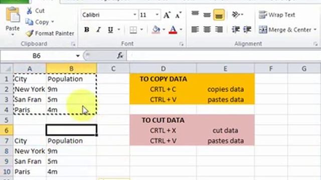 Excel Basics: Drag, Cut, Copy, Paste & AutoFill Data - ExcelVBASql.com 38+ hours of FREE training! смотреть онлайн