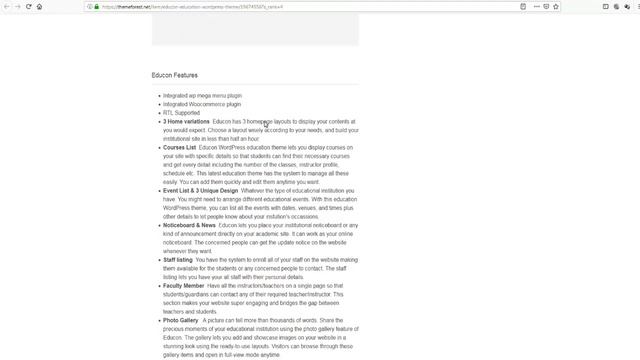 Educon – Education WordPress Theme смотреть онлайн