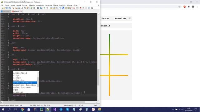 Kółko i krzyżyk | min-max | Speed Coding | HTML CSS JS смотреть онлайн