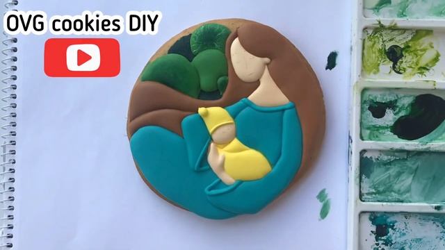 mother's day cookies / Пряник ко дню матери смотреть онлайн