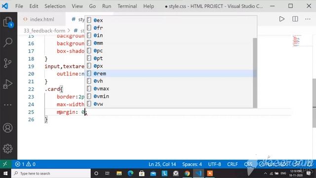 Feedback Form In Pure | HTML | CSS | смотреть онлайн