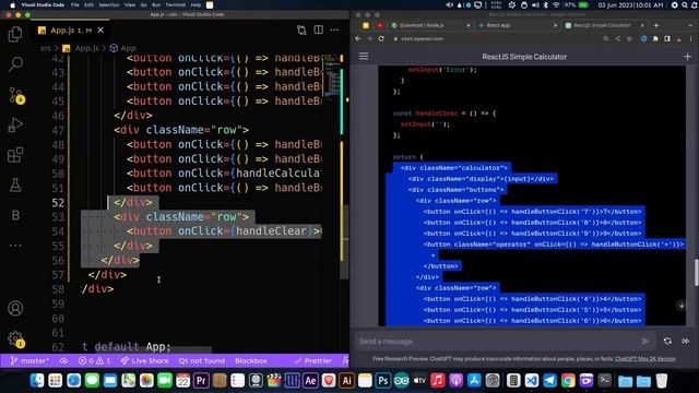 Build and Deploy an Awesome Looking Calculator React App with ChatGPT in just 8 minutes смотреть онлайн