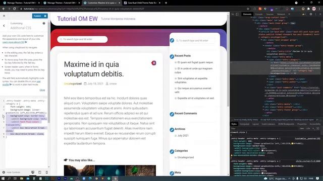 ✔️✔️ BARU! Tutorial Bikin Child Theme Wordpress Paling Mudah 2021 смотреть онлайн