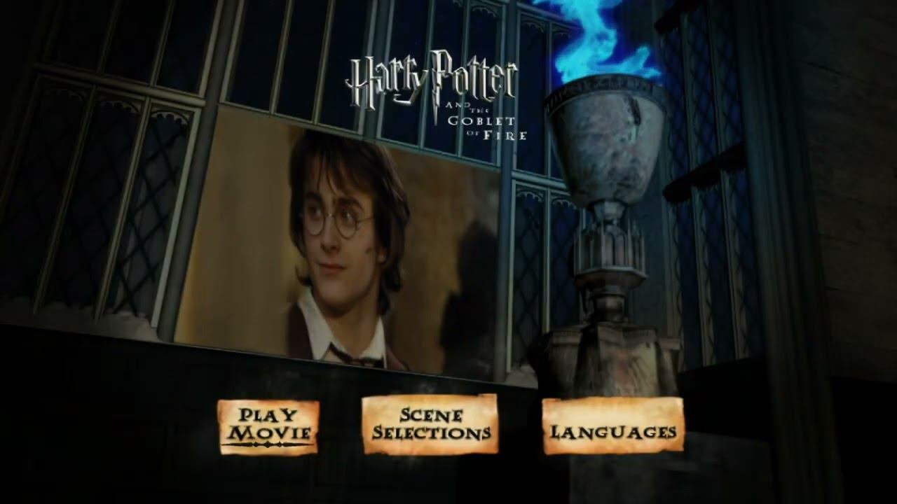 DVD - меню : Гарри Поттер и кубок огня смотреть онлайн