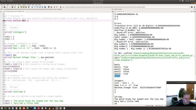 Units and Data Types in Excel and Python (ChEn 263 - Supplement to Lecture 3) смотреть онлайн
