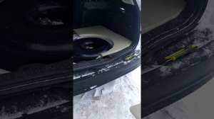 Выравнивание пола в багажном отделении авто под газовый баллон.