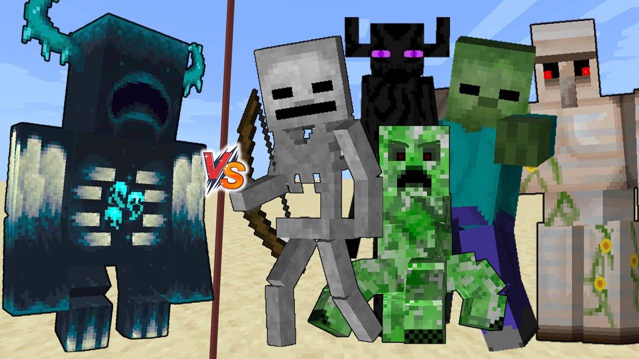 Варден против ВСЕХ в майнкрафт!