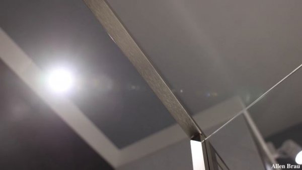 Allen Brau PRIORITY Дверь в нишу1200мм Браш алюм