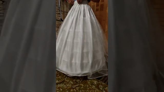 Юбка под свадебное платье.... смотреть онлайн