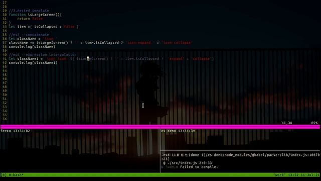 [Es6-11 Tutorial] 16.template-string.js смотреть онлайн