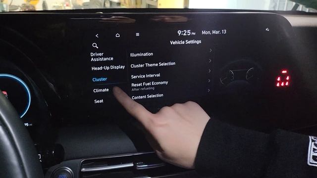 2023 Hyundai Palisade  Oil / Service Reset