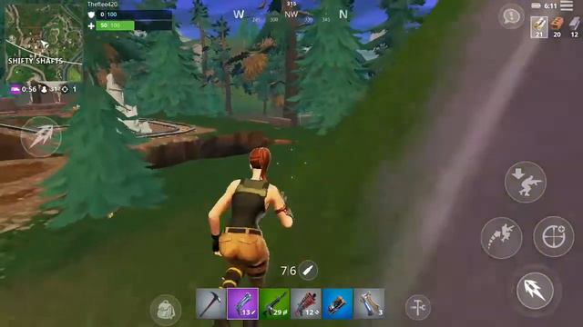 #Epic run #fortnite BETA VERSION Winning on #android смотреть онлайн