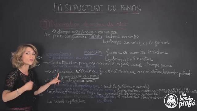 La structure du roman : narration et ordre du récit - Français Première - Les Bons Profs смотреть онлайн