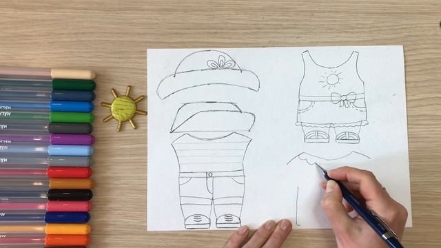 Уточка рисунок. Летняя одежда для уточки Лалафанфан из бумаги Бумажная одежда для уточки из тик ток смотреть онлайн