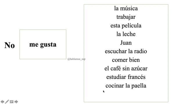 Тренажер Глагол Gustar. Тренируем глагол Gustar в испанском.