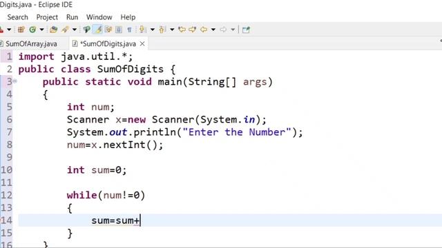 #5 - Sum of the Digits in JAVA in Tamil | 100 codes series | Vikash Codes смотреть онлайн