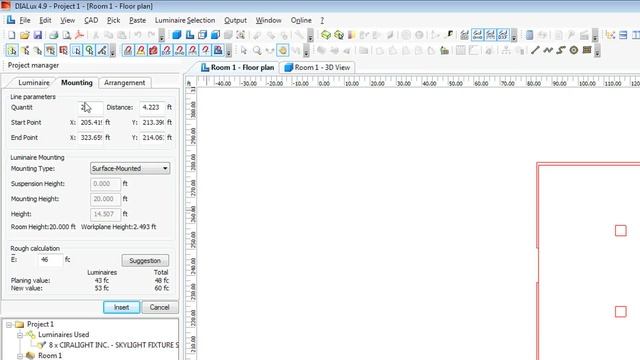Advanced DIALux Layout Instructions w/ CAD Drawing ~ Ciralight Global Inc. смотреть онлайн