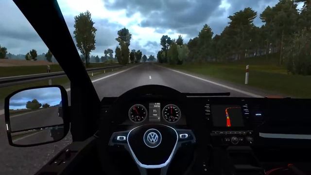 Euro Truck Simulator 2 Volkswagen Crafter [Steering Wheel Gameplay] смотреть онлайн