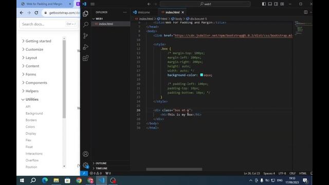 Web Programming - Bootstrap Margin & Padding смотреть онлайн