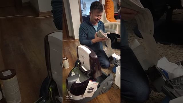 Unboxing Bosch AquaWash & Clean Seria 4 Part 2 #bosch #aqua #vacuumcleaner