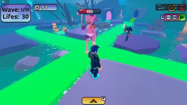 Режим от Крутого папы в роблокс ➲Monster Tower Defense смотреть онлайн
